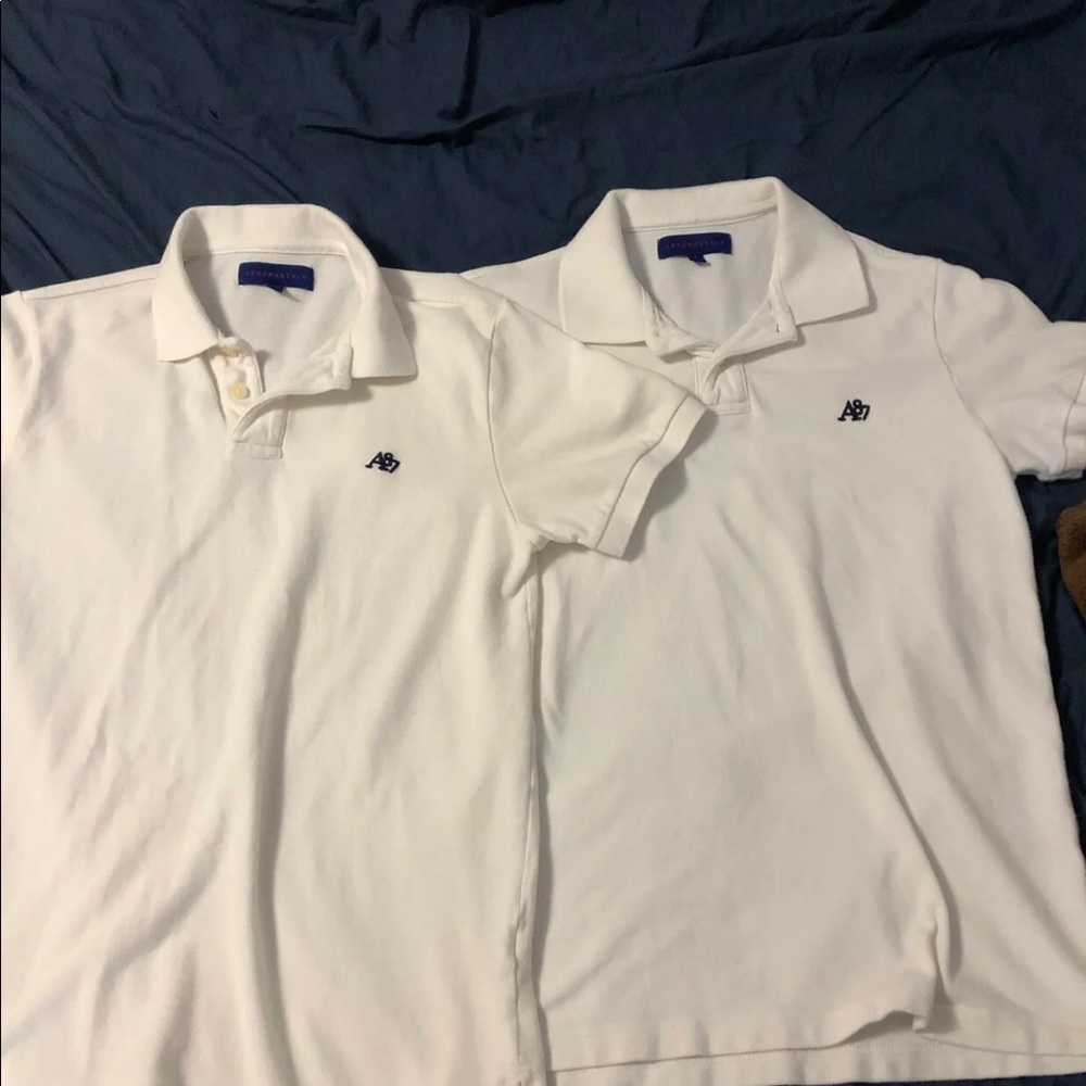 Aeropostale White Polo Shirts Bundle